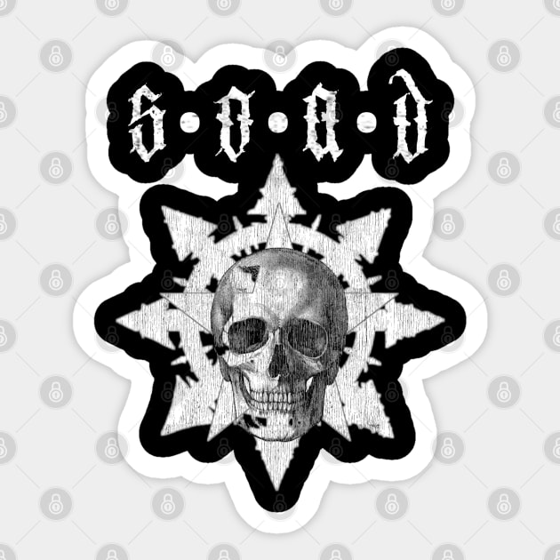Soad skull Sticker by Scom